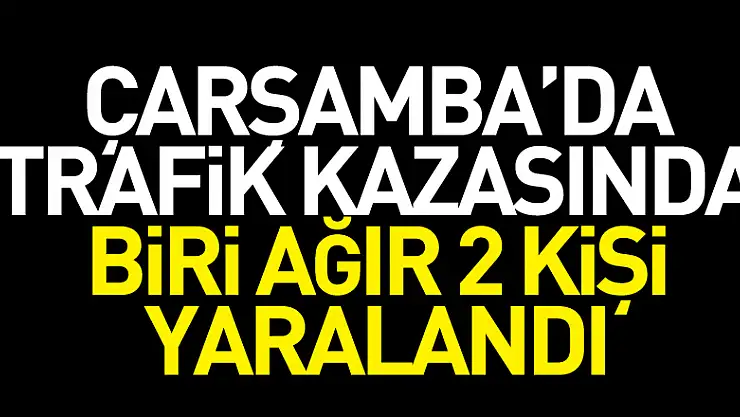 Otomobilin çarptığı yaya ile araçtaki kişi yaralandı