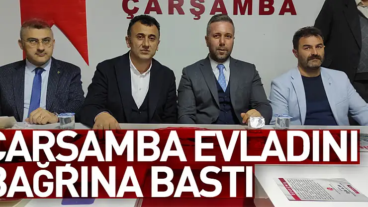 ÇARŞAMBA EVLADINI BAĞRINA BASTI