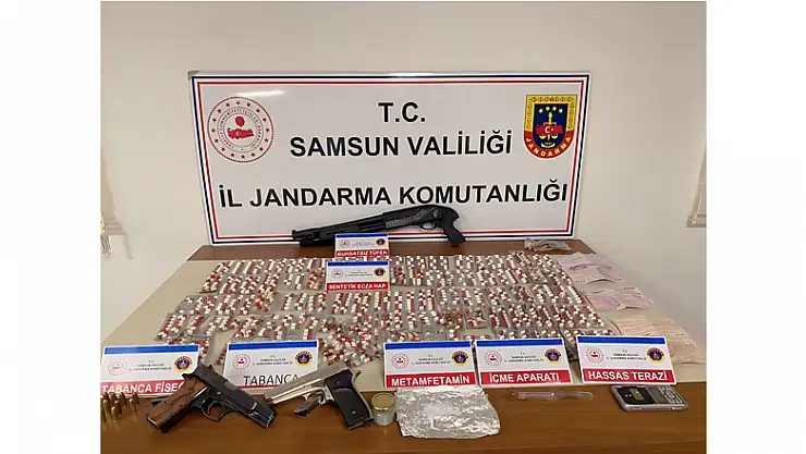 Samsun'da jandarmadan uyuşturucu operasyonu: 5 gözaltı