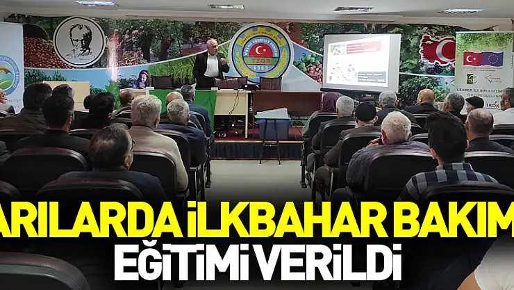 Salıpazarı'nda arı yetiştiricilerine arılarda ilkbahar bakımı eğitimi verildi
