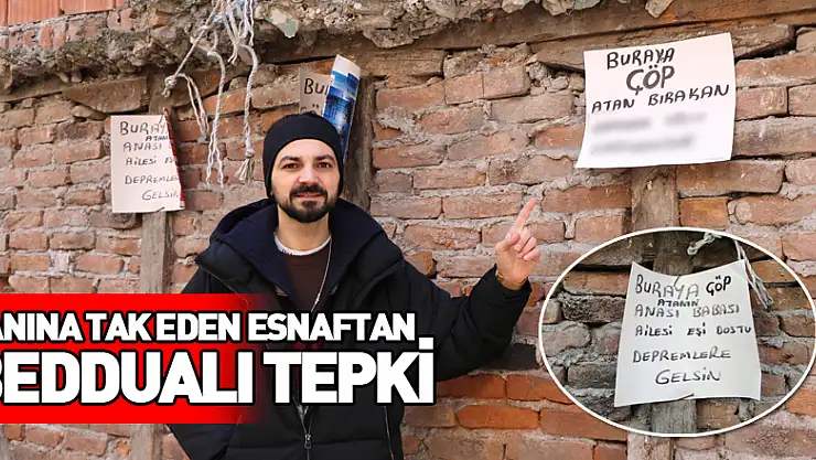 Canına tak eden esnaftan beddualı tepki