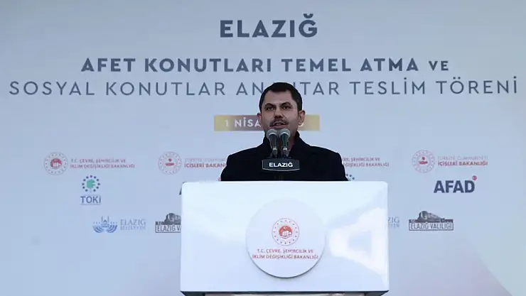 Bakan Kurum: '11 ilimiz, yarınlarımız ve yavrularımız için yarın değil, hemen şimdi diyoruz'