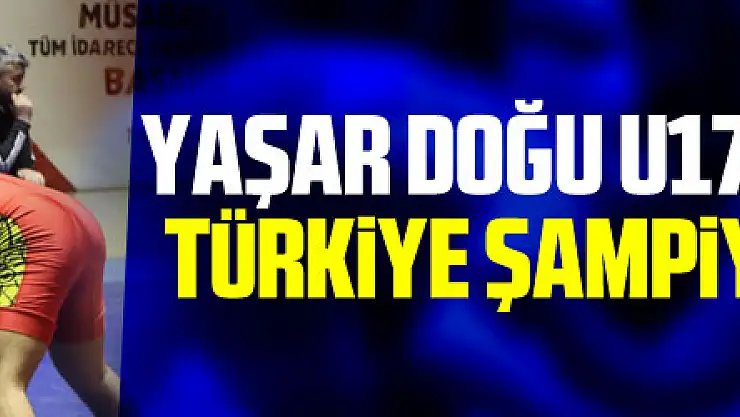 Yaşar Doğu U17 Serbest Güreş Türkiye Şampiyonası Samsun'da başladı