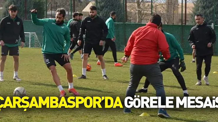 Çarşambaspor'da Görele Mesaisi