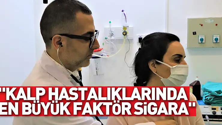 'Kalp hastalıklarında en büyük faktör sigara'