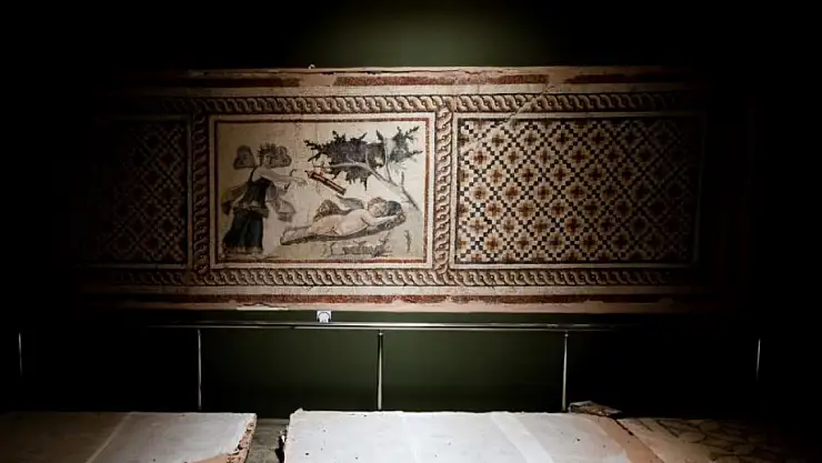 Dünyanın en büyük mozaik müzesindeki eserlere deprem kalkanı