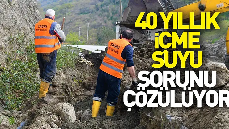 Kırsal mahallelerin 40 yıllık içme suyu sorunu çözülüyor