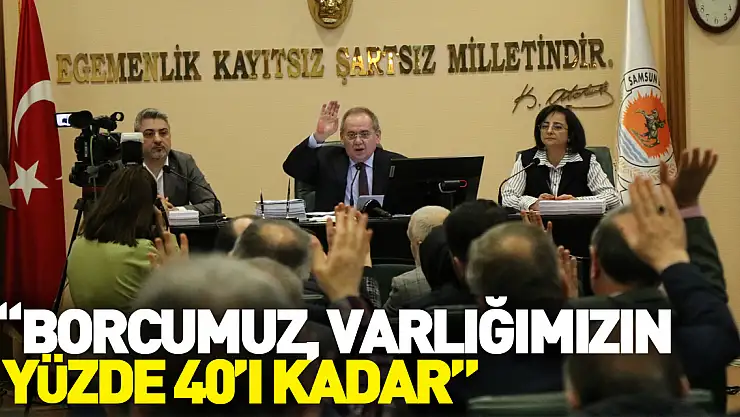 Başkan Demir: 'Borcumuz, varlığımızın yüzde 40'ı kadar'