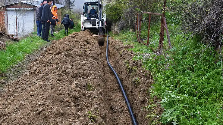 5 kırsal mahallenin su sorunu çözülüyor