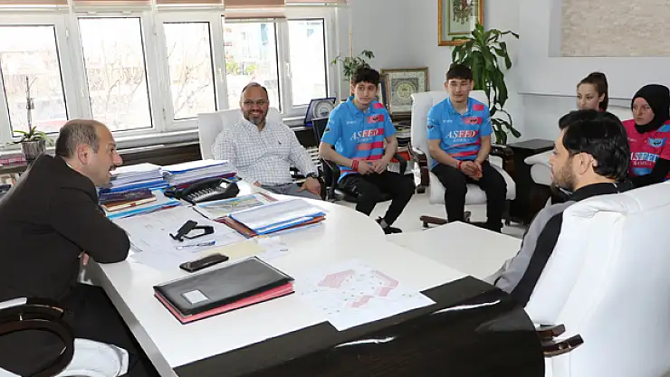 Demir bileklerden Müdür Dereci'ye ziyaret