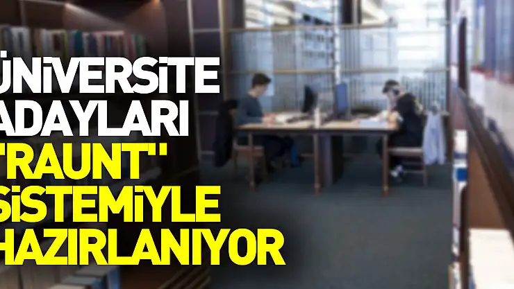 Üniversite adayları sınava Millet Kütüphanesindeki 'Raunt' sistemiyle hazırlanıyor