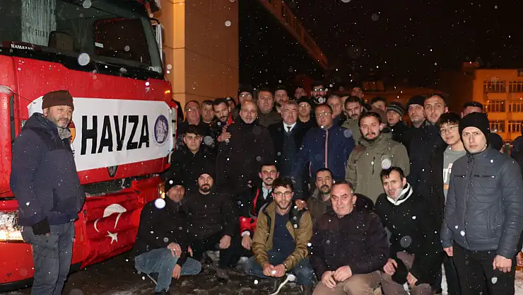 Kaymakam Nayman: 'Bölgeye ilk yardım tırı Havza'dan gitti'