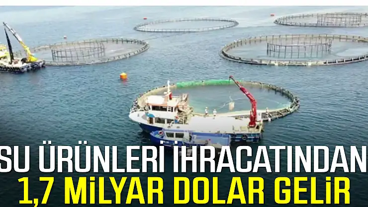 Su ürünleri ihracatından 1,7 milyar dolar gelir elde edildi
