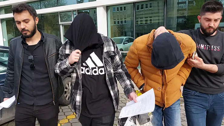 Samsun'da uyuşturucu ticaretinden 1'i yabancı uyruklu 2 kişi tutuklandı