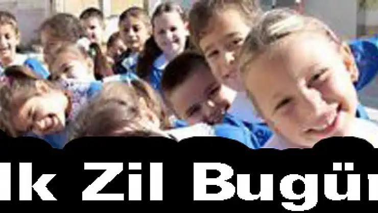 İlk ders zili bugün çalıyor