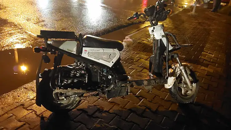 Samsun'da elektrikli bisikletten düşen kişi yaralandı