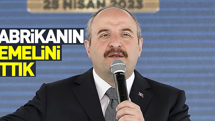 Bakan Varank: Dün Togg'un fabrikasının yanına Türkiye'nin ilk otomobil batarya fabrikasının temelini attık