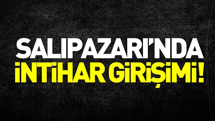 Salıpazarı'nda İntihar Girişimi!