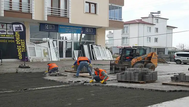 Atakum'da parke yol çalışmaları