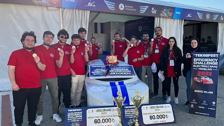 TEKNOFEST 2023'te SAMÜ-ELAR'a çifte ödül