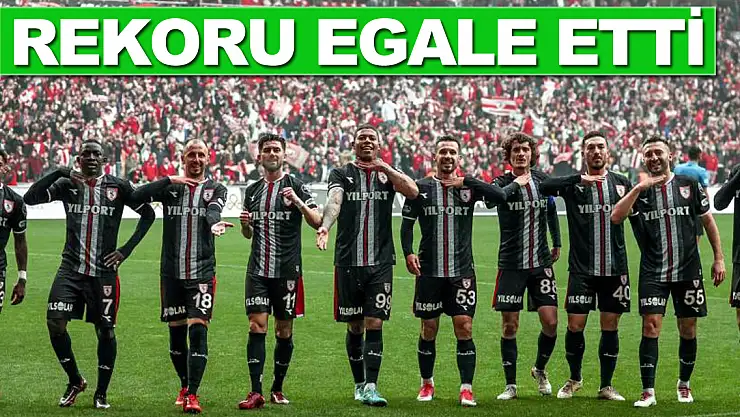 Samsunspor, 1. Lig'in puan rekorunu egale etti