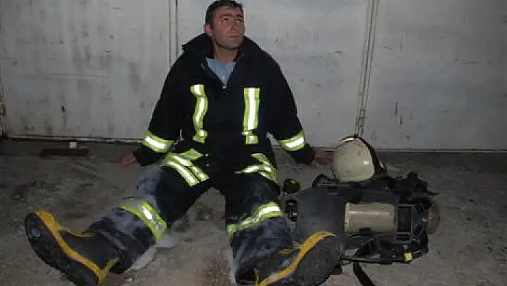 İtfaiyeciler zor anlar yaşadı