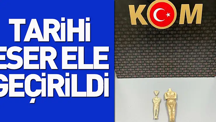 Samsun'da uygulamada tarihi eser ele geçirildi
