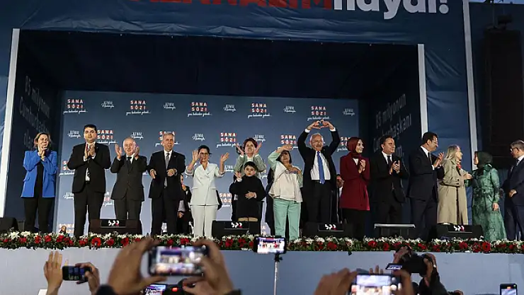 Millet İttifakı'nda yer alan partilerin Samsun il başkanları basın açıklamasında bulundu