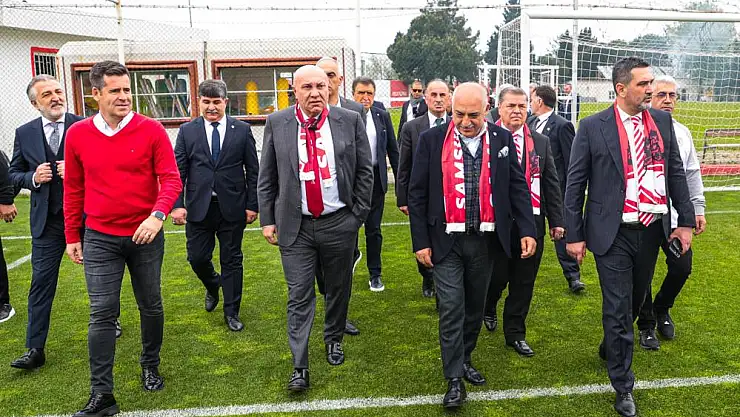TFF Başkanı Büyükekşi, Samsunspor tesislerini inceledi