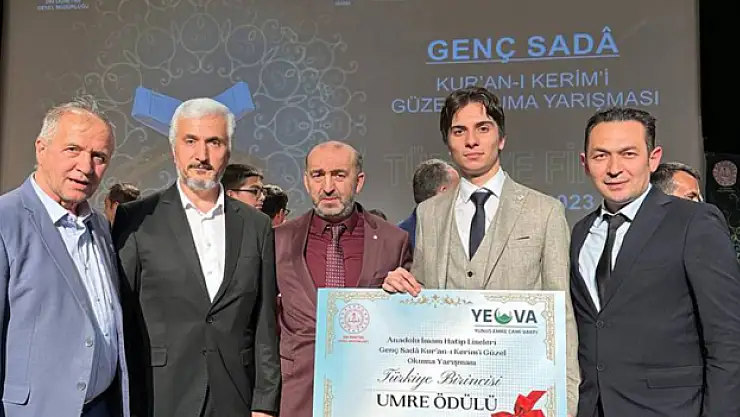 Samsunlu öğrenci Türkiye birincisi oldu