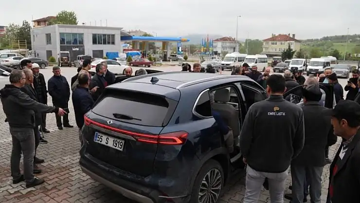 Kavak'ta Togg'a yoğun ilgi