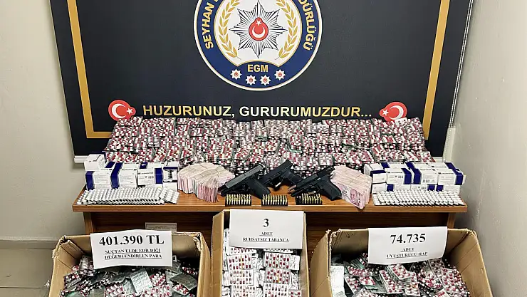 Adana'da uyuşturucu operasyonu
