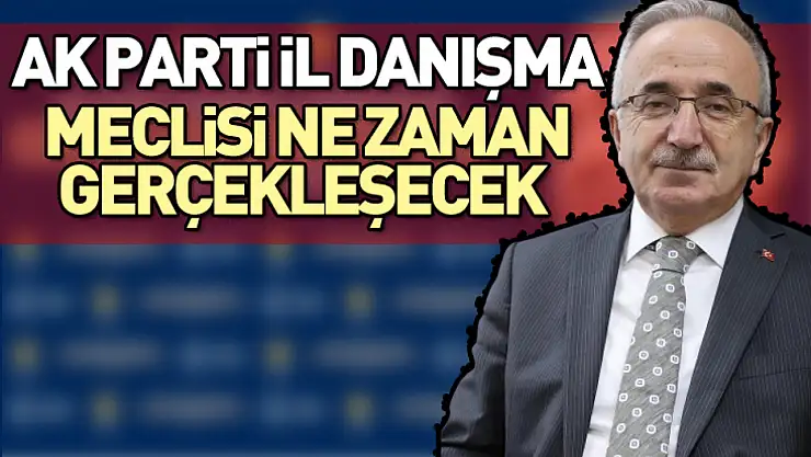 AK Parti İl Danışma Meclisi ne zaman gerçekleşecek