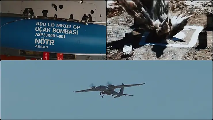 AKINCI'dan ASELSAN Mühimmatıyla Başarılı Vuruş