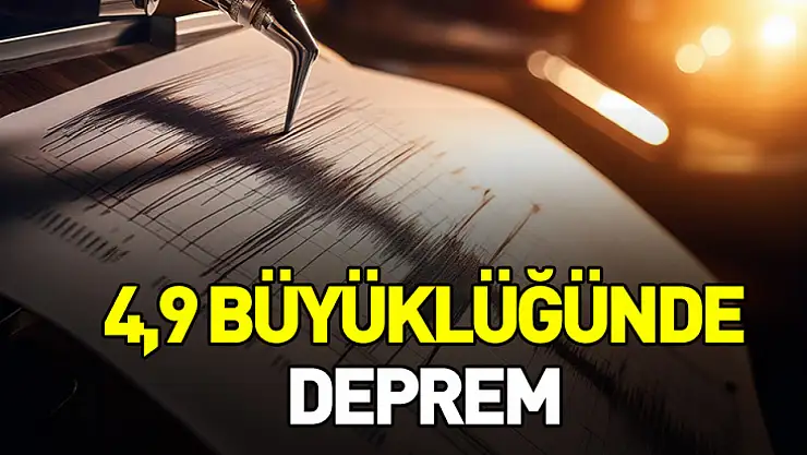 Antalya'da 4,9 büyüklüğünde deprem
