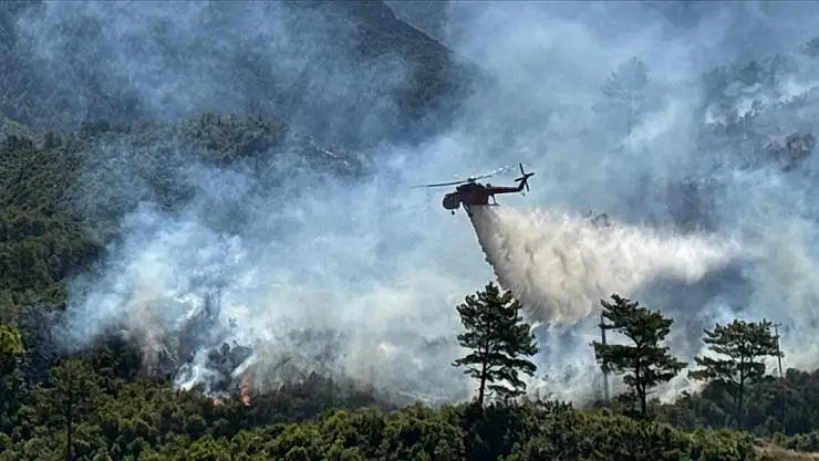 Antalya'da ki yangınlardan biri kontrol altına alındı