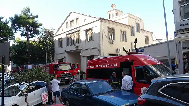 Astsubay gazinosunda korkutan yangın paniği