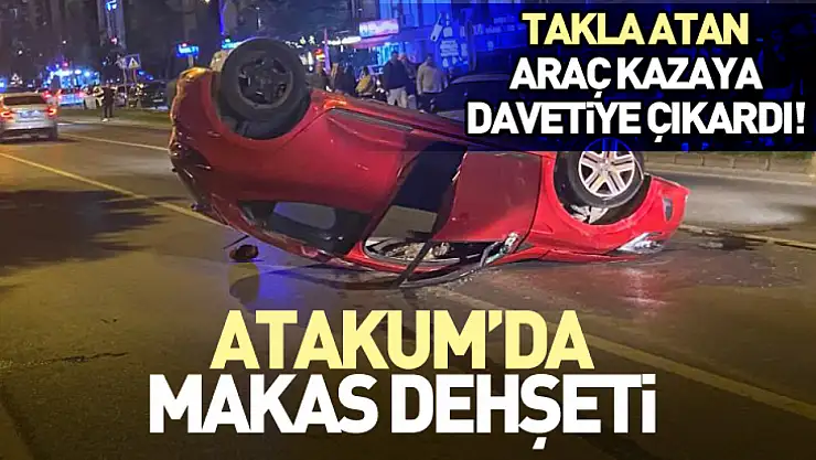 Atakum'da Makas Dehşeti: Takla Atan Araç Kazaya Davetiye Çıkardı!