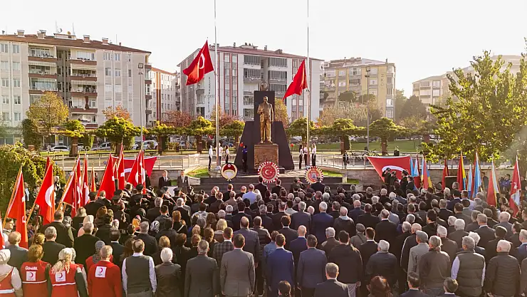 Bafra'da Atatürk'ü anma töreni düzenlendi