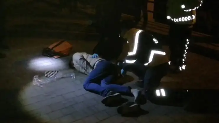 Bafra'da Gece Yarısı Feci Düşüş