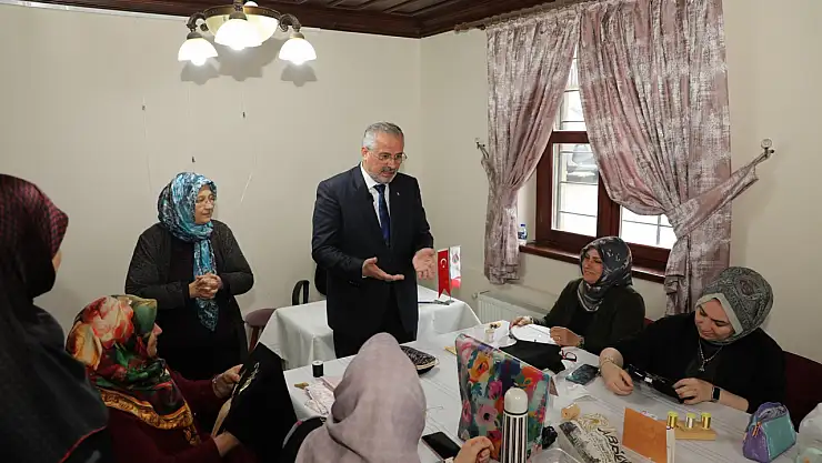 Başkan Kılıç'tan Kültür ve sanat atölyelerine ziyaret