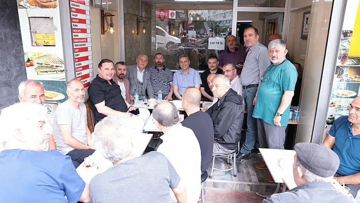 Başkan Kurnaz esnafın taleplerini dinledi