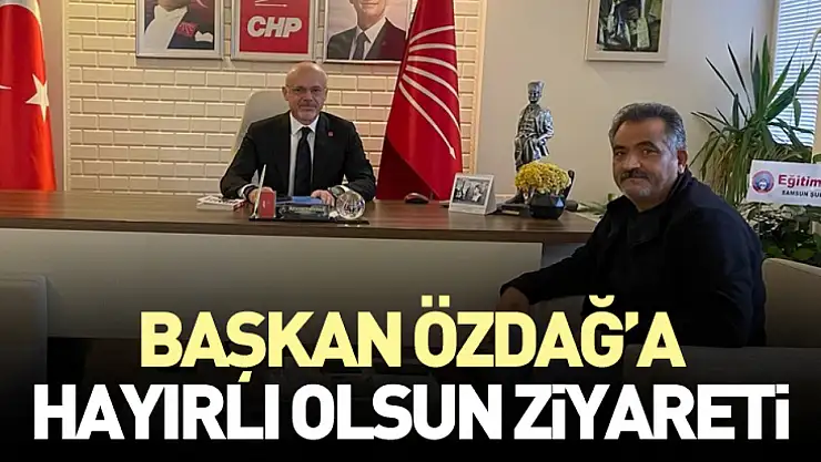 Başkan Özdağ'a hayırlı olsun ziyareti