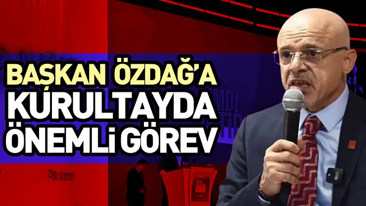 Başkan Özdağ'a Kurultayda Önemli Görev