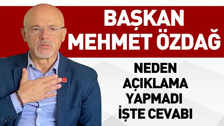 Başkan Özdağ Neden açıklama yapmadı  İşte Cevabı