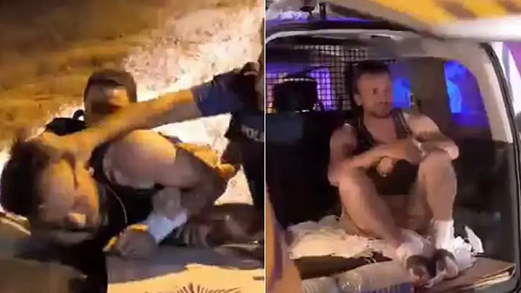 Benzin bidonuyla yakalanan şüpheli FETÖ'cü çıktı!