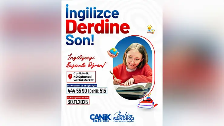 Bir Günde Süper İngilizce! Canik'te Ücretsiz Eğitim Heyecanı