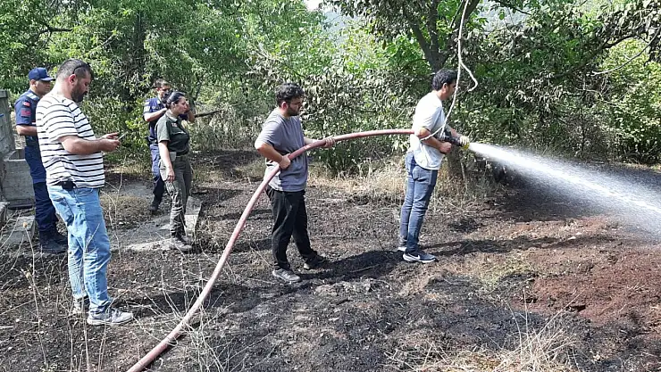 Bolu'da aynı yerde çıkan 3. yangın