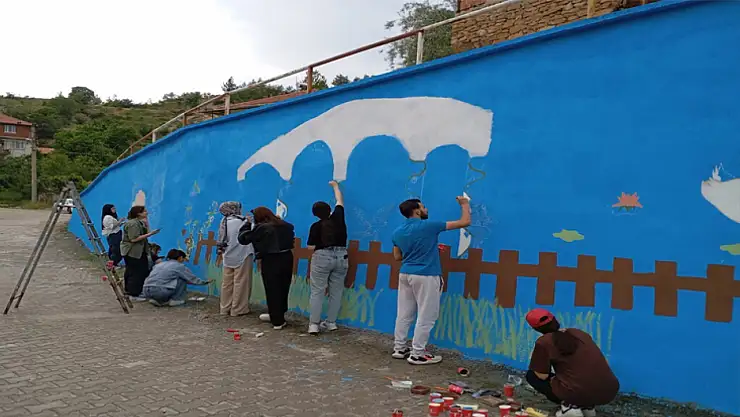 Boş duvarlar sanat eserine dönüştü