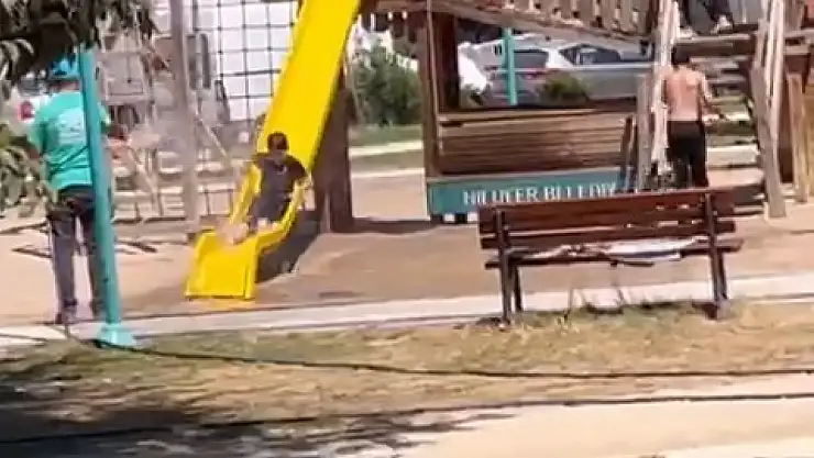 Bursa'da sıcaktan bunalan vatandaşlar ne yapacağını şaşırdı